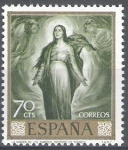 Stamps : Europe : Spain :  1659 Julio Romero de Torres. Virgen de los faroles.