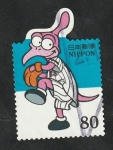 Stamps Japan -  2683 - 50 Anivº de los equipos profesionales japoneses de beisbol, Mascota Nippon Ham Fighters