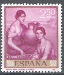 Stamps Spain -  1663 Julio Romero de Torres. Marta y Maria.