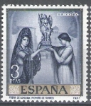 Stamps : Europe : Spain :   1654 Julio Romero de Torres. Poema de Córdoba 2.