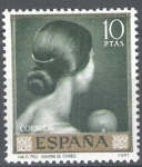 Stamps Spain -  1666 Julio Romero de Torres. Viva el pelo