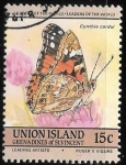 Stamps Saint Vincent and the Grenadines -  mariposas