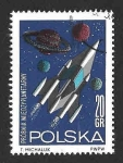 Sellos de Europa - Polonia -  1291 - Futura Nave Espacial Interplanetaria