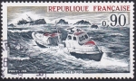 Sellos de Europa - Francia -  Salvamiento marítimo