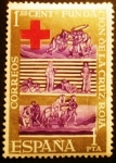 Stamps Spain -  ESPAÑA 1963 Centenario de la Cruz Roja Internacional