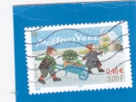 Stamps : Europe : France :  NAVIDAD