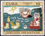 Stamps : America : Cuba :  Dibujos infantiles