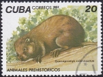 Sellos de America - Cuba -  Animales prehistóricos