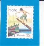 Stamps : Europe : Malta :  Europa Cept