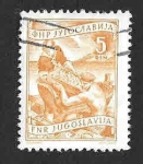 Stamps Yugoslavia -  345 - Pescador