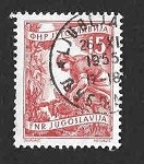 Stamps Yugoslavia -  347 - Recolectora de Girasoles