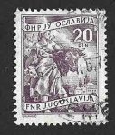 Stamps Yugoslavia -  348 - Ganadera