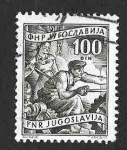 Stamps Yugoslavia -  354 - Metalúrgicos