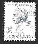 Sellos de Europa - Yugoslavia -  492 - Anton Tomaž Linhart 