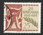 Sellos de Europa - Yugoslavia -  712 - XX Aniversario de la Federación Democrática de Yugoslavia