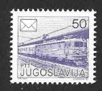 Stamps Yugoslavia -  1799 - Tren Correo