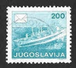 Sellos de Europa - Yugoslavia -  1807 - Carguero