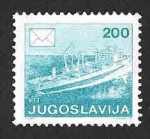 Sellos de Europa - Yugoslavia -  1807 - Carguero