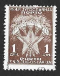 Stamps Yugoslavia -  J67 - Antorchas y Estrella