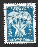 Stamps Yugoslavia -  J69 - Antorchas y Estrella