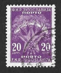 Stamps Yugoslavia -  J71 - Antorchas y Estrella