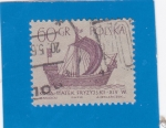 Stamps Poland -  barco antiguo