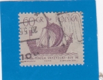 Sellos de Europa - Polonia -  barco antiguo