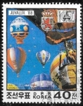 Stamps North Korea -  globos