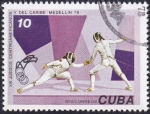 Stamps Cuba -  Esgrima