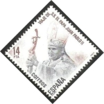 Stamps Spain -  2675 - Visita de S.S. el Papa Juan Pablo II a España
