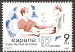 Stamps : Europe : Spain :  2660 - Mundial de fútbol, España 82