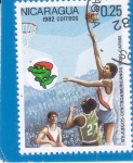 Stamps Nicaragua -  XIV JUEGOS CENTROAMERICANOS Y DEL CARIBE