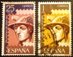 Stamps Spain -  ESPAÑA 1962 Día mundial del Sello