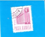 Stamps Romania -  edificio