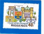 Stamps Hungary -  momumentos en Vac