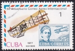 Sellos de America - Cuba -  50 Aniv. Correo Aéreo  Internacional