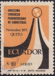 Stamps Ecuador -  11º Congreso Panamericano de Carreteras
