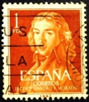 Stamps Spain -  ESPAÑA 1961   II Centenario del nacimiento de Leandro Fernández de Moratín