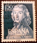 Stamps : Europe : Spain :  ESPAÑA 1961   II Centenario del nacimiento de Leandro Fernández de Moratín