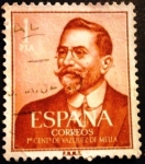 Stamps : Europe : Spain :  ESPAÑA 1961  I Centenario del nacimiento de Juan Vázquez de Mella 