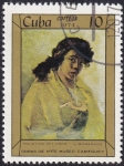 Stamps Cuba -  Mulatica del Coco, L. Romañach