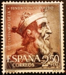 Stamps Spain -  ESPAÑA 1961  XII Centenario de la fundación de Oviedo