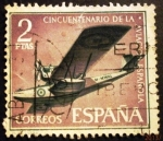 Sellos del Mundo : Europa : España : ESPAÑA 1961  L aniversario de la Aviación Española