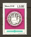 Stamps Honduras -  INTERNACIONALIZACIÒN  DE  LA  PAZ
