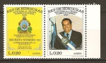 Stamps : America : Honduras :  RETORNO  AL  ORDEN  CONSTITUCIONAL.  PRESIDENTE  ROBERTO  SUAZO  CÒRDOVA.