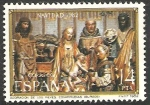 Stamps : Europe : Spain :  2681 - Navidad, La Adoración de los Reyes Magos