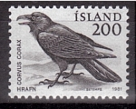 Stamps Iceland -  serie- Fauna. Pajaros