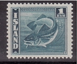 Stamps : Europe : Iceland :  serie- Peces