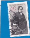 Stamps Germany -  AGNES MIEGEL