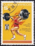 Stamps Cuba -  Halterofilia